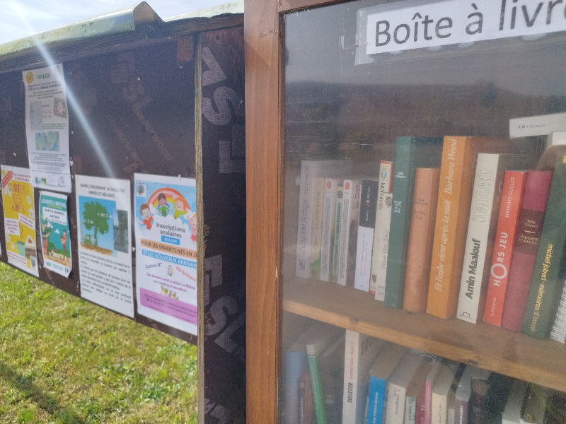Délivrez - Boite à livres (Bouafles, France)